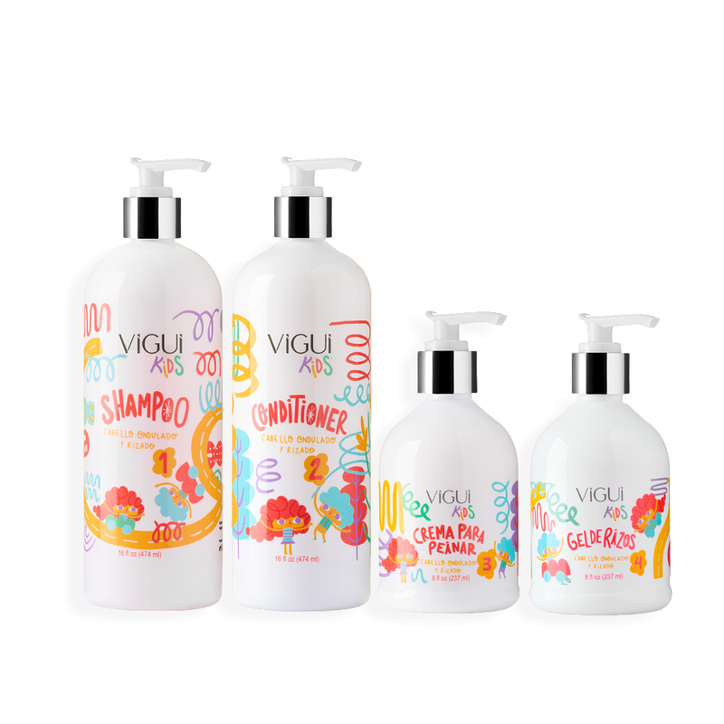 Línea VIGUI KIDS - Cabello Ondulado & rizado (a partir de los 6 meses de edad)