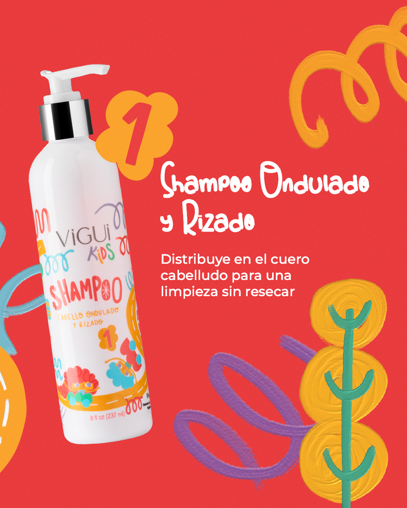 Línea VIGUI KIDS - Cabello Ondulado & rizado (a partir de los 6 meses de edad)