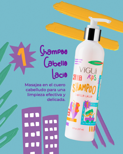 Línea VIGUI KIDS - Cabello Lacio & Liso (a partir de los 6 meses de edad)