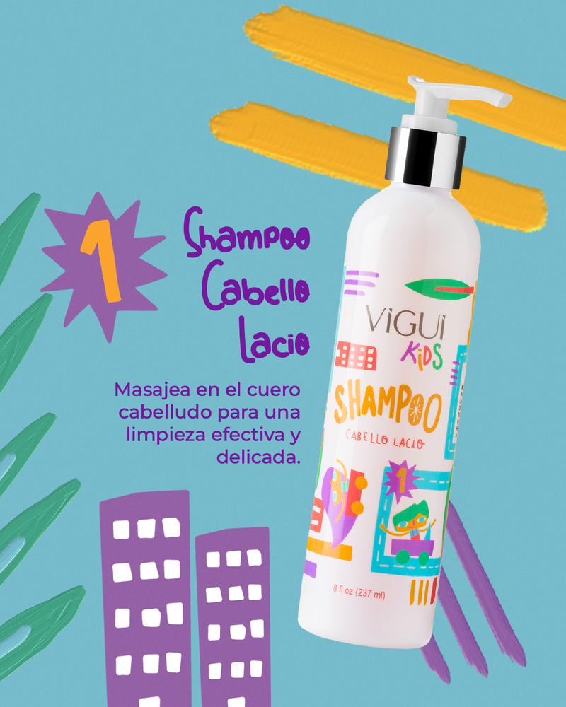 Línea VIGUI KIDS - Cabello Lacio & Liso (a partir de los 6 meses de edad)