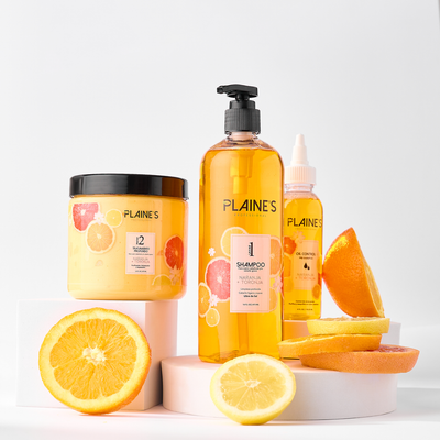 Línea de Naranja y Toronja - Cabello Graso (3 pasos con prepoo)