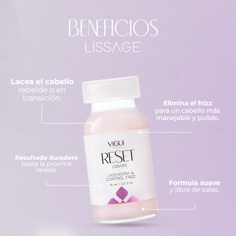 Ampolla Lissage - Laceadora y Control Frizz | VIGUI RESET | 0.5 oz / 15 ml