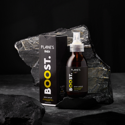 PLAINE'S MEN Boost  - Spray Estimulante del Crecimiento para la Barba y el Cabello